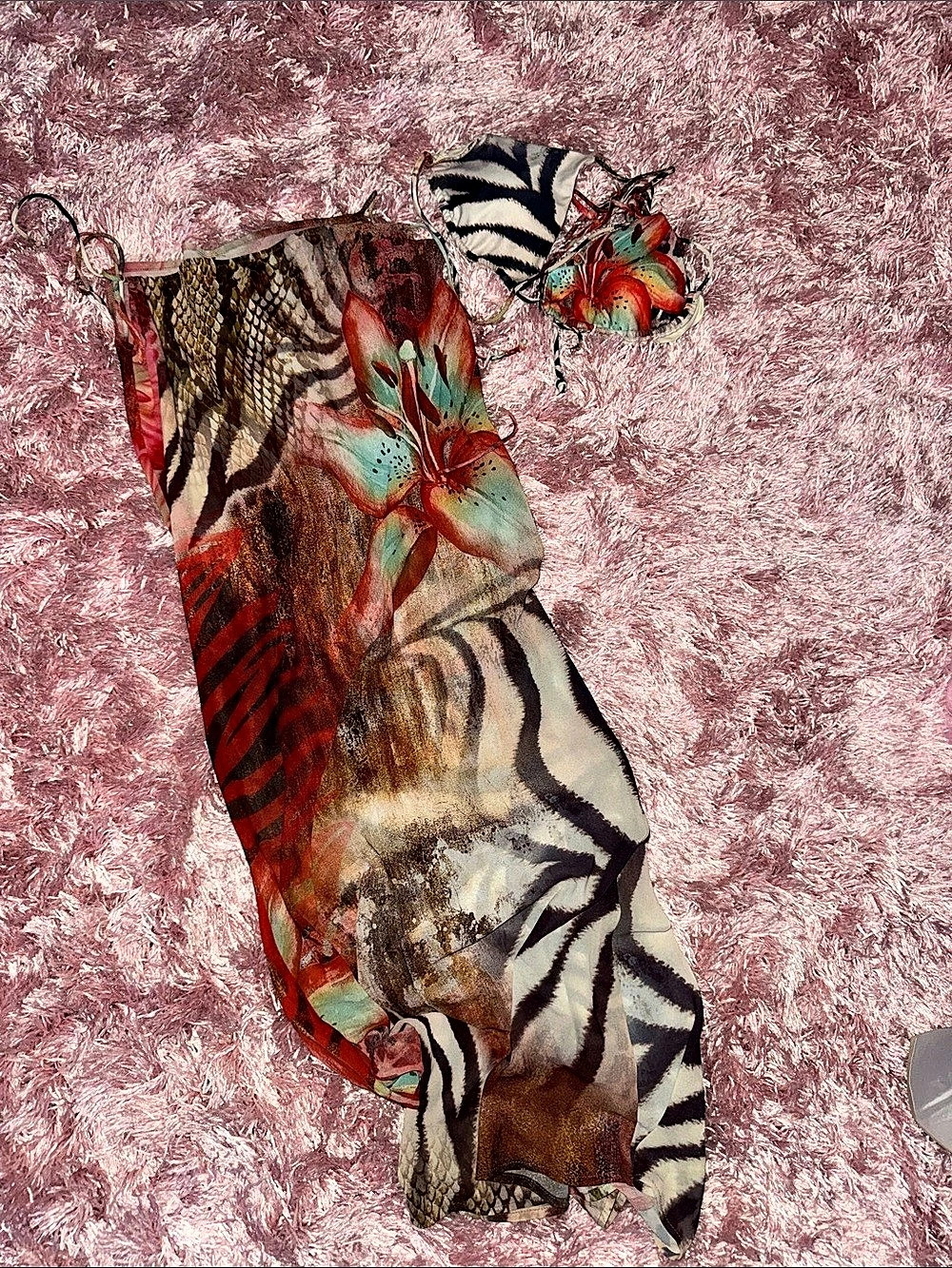 Printed Swim Coverup